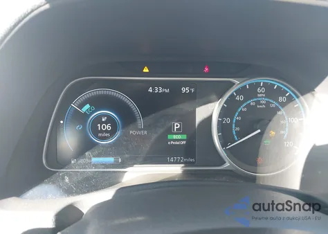 2019 Nissan Leaf Sl из США, поврежденный, VIN 1N4AZ1CP1KC304311